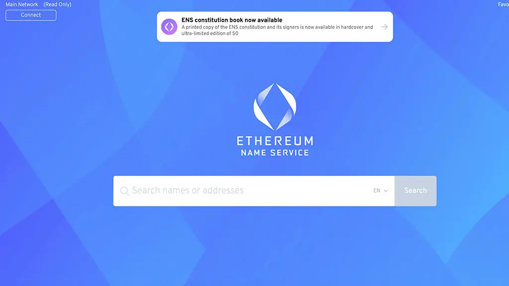 Ethereum Name Service (ENS)